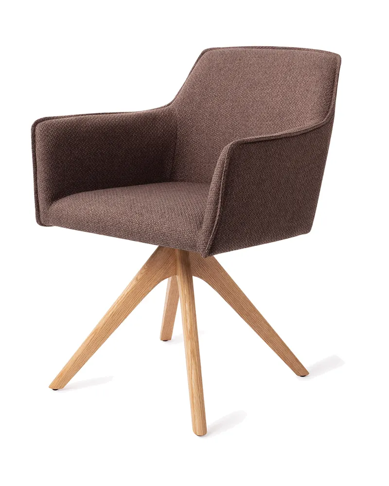Hofu Esszimmerstuhl von Jesper Home in Potter's Clay, Revolve Oak, Natur, Ansicht 3