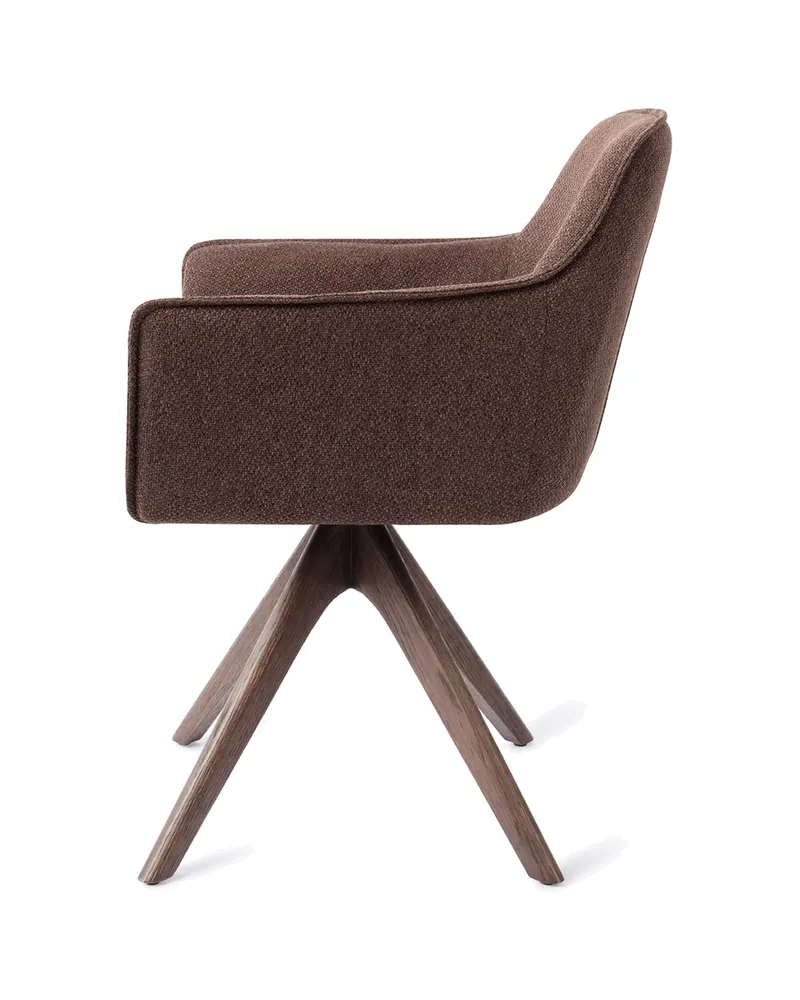 Hofu Esszimmerstuhl von Jesper Home in Potter's Clay, Revolve Oak, Walnuss, Ansicht 2
