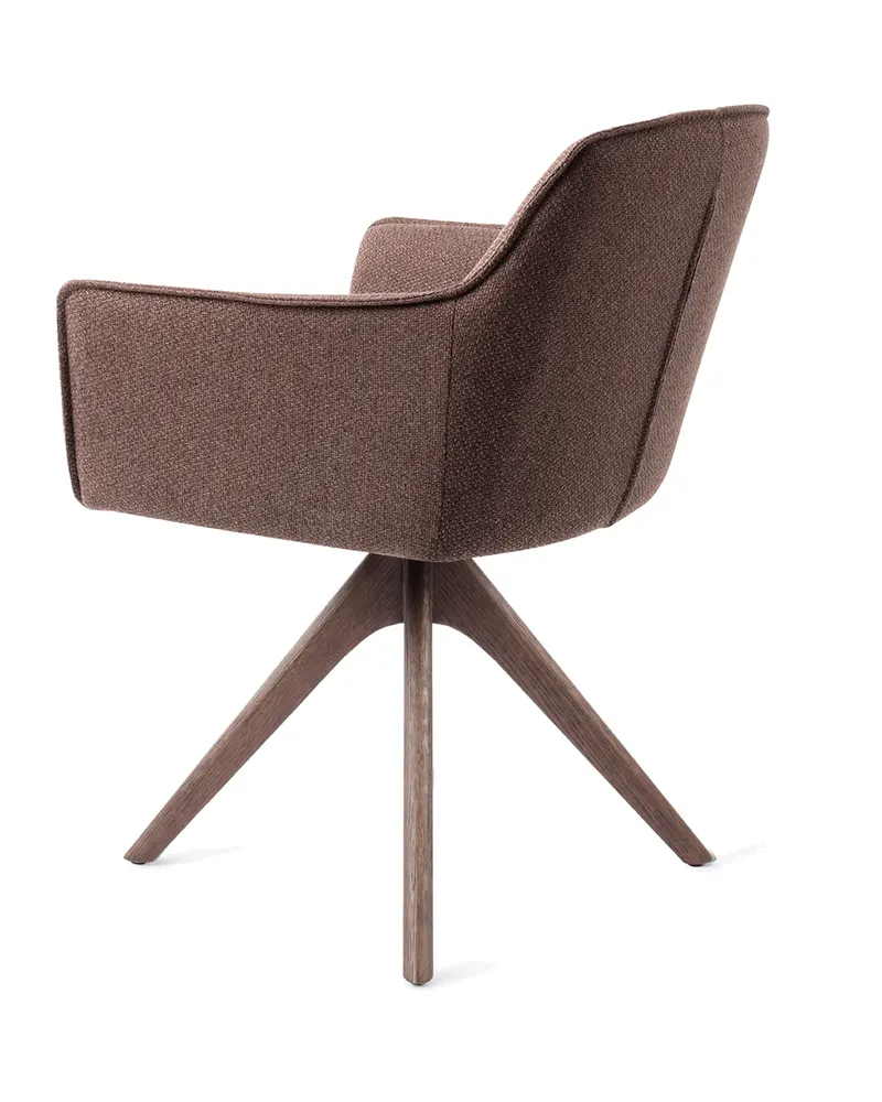 Hofu Esszimmerstuhl von Jesper Home in Potter's Clay, Revolve Oak, Walnuss, Ansicht 4