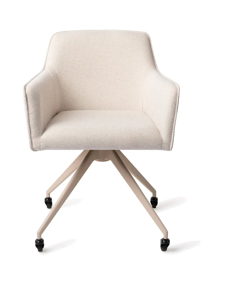 Hofu Esszimmerstuhl von Jesper Home in Enoki, Glide, Beige, Ansicht 1