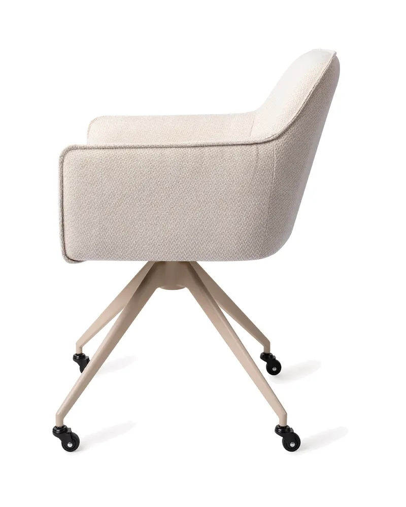 Hofu Esszimmerstuhl von Jesper Home in Enoki, Glide, Beige, Ansicht 2
