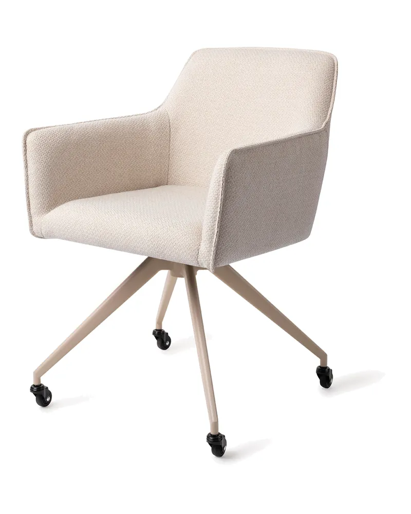 Hofu Esszimmerstuhl von Jesper Home in Enoki, Glide, Beige, Ansicht 3