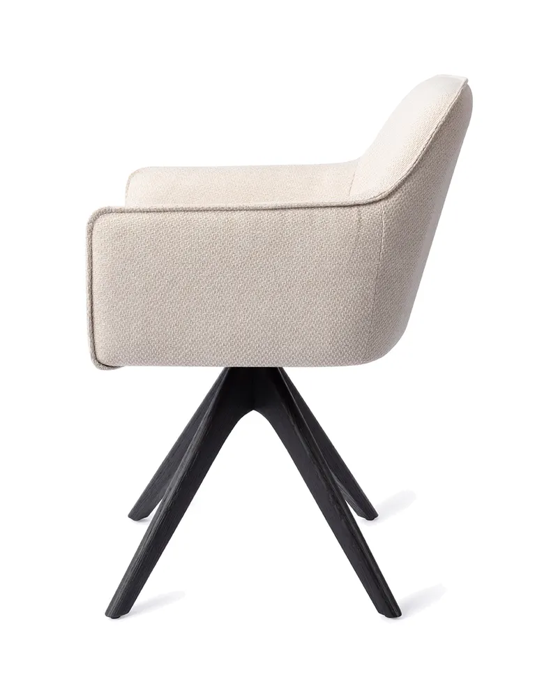 Hofu Esszimmerstuhl von Jesper Home in Enoki, Revolve Oak, Schwarz, Ansicht 2