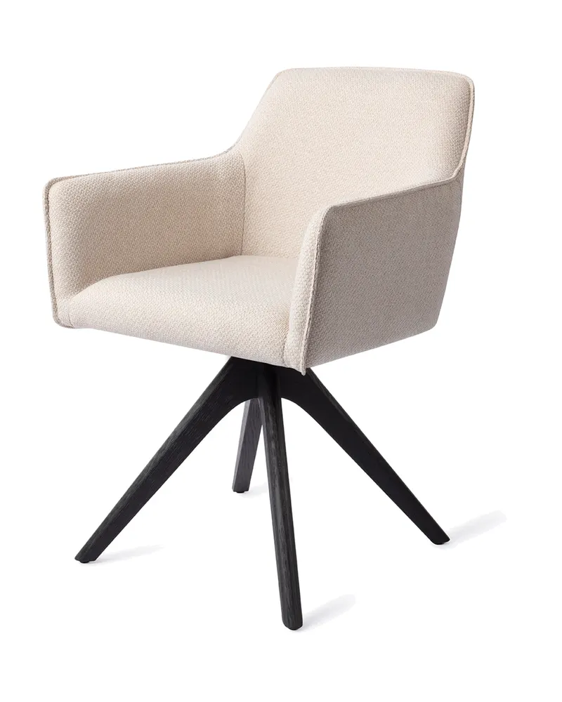 Hofu Esszimmerstuhl von Jesper Home in Enoki, Revolve Oak, Schwarz, Ansicht 3