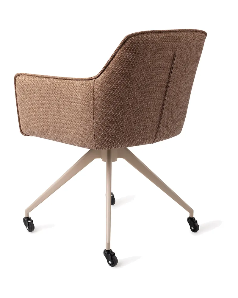 Hofu Esszimmerstuhl von Jesper Home in French Toast, Glide, Beige, Ansicht 4