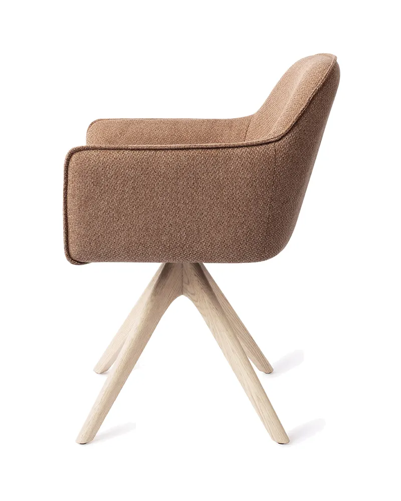 Hofu Esszimmerstuhl von Jesper Home in French Toast, Revolve Oak, Gebleicht, Ansicht 2