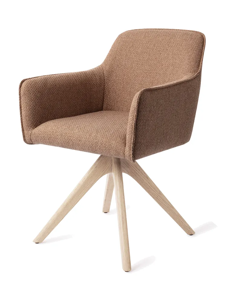 Hofu Esszimmerstuhl von Jesper Home in French Toast, Revolve Oak, Gebleicht, Ansicht 3