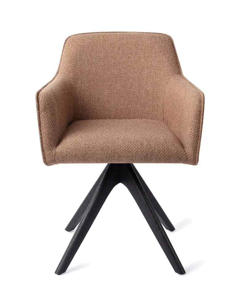 Hofu Esszimmerstuhl von Jesper Home in French Toast, Revolve Oak, Schwarz, Ansicht 1