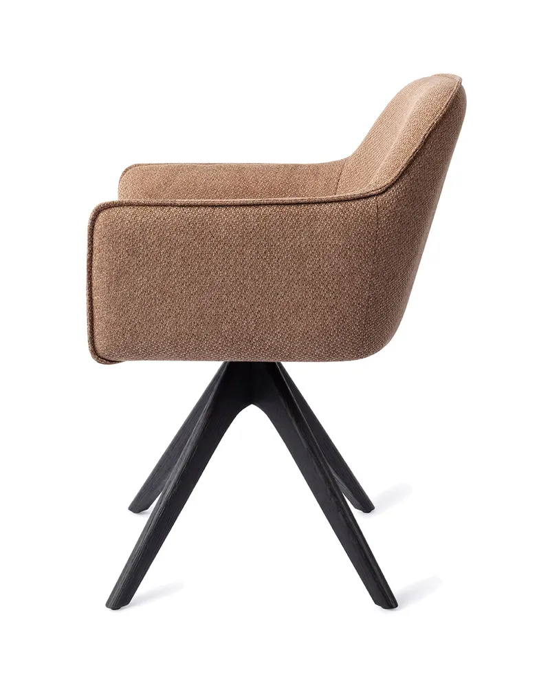 Hofu Esszimmerstuhl von Jesper Home in French Toast, Revolve Oak, Schwarz, Ansicht 2