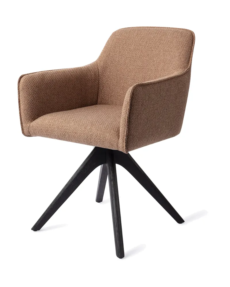 Hofu Esszimmerstuhl von Jesper Home in French Toast, Revolve Oak, Schwarz, Ansicht 3