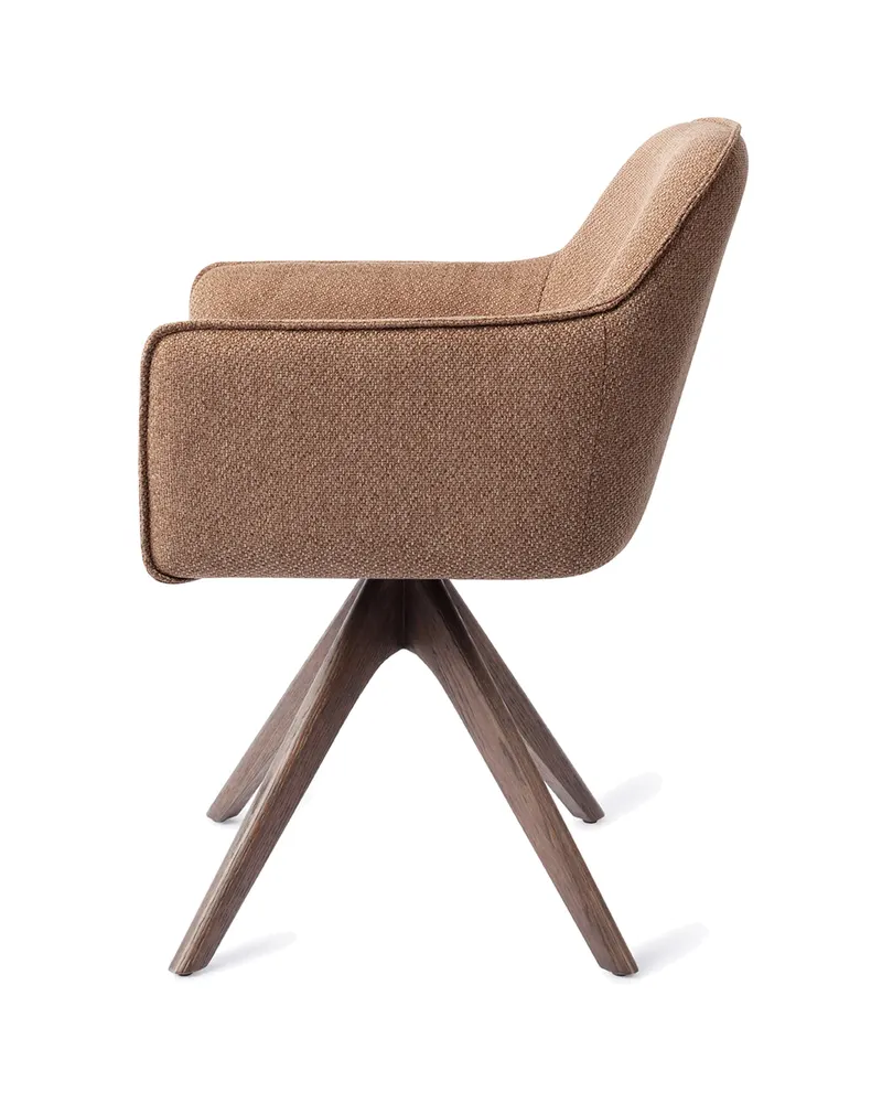 Hofu Esszimmerstuhl von Jesper Home in French Toast, Revolve Oak, Walnuss, Ansicht 2
