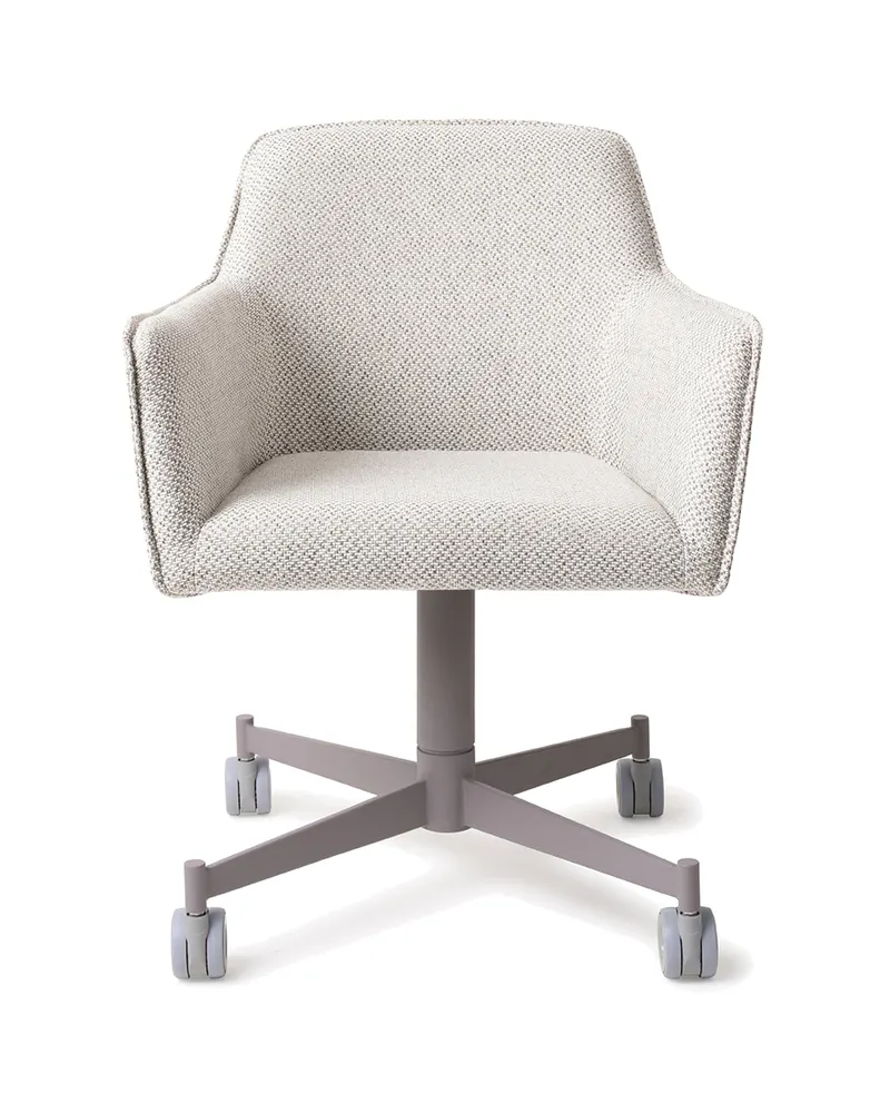 Hofu Esszimmerstuhl von Jesper Home in Checker's Charm, Caster, Grau, Ansicht 1