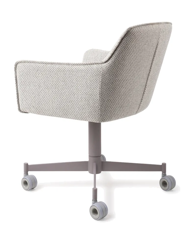 Hofu Esszimmerstuhl von Jesper Home in Checker's Charm, Caster, Grau, Ansicht 4