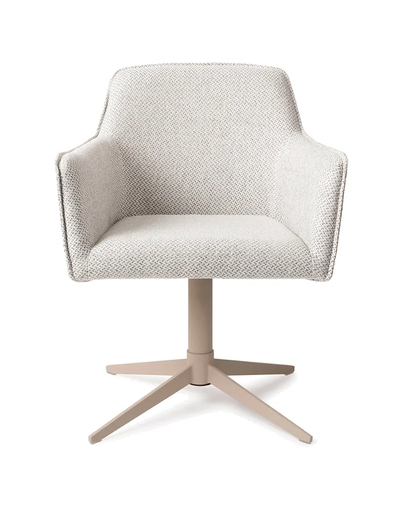 Hofu Esszimmerstuhl von Jesper Home in Checker's Charm, Quad, Beige, Ansicht 1