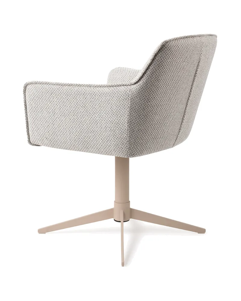 Hofu Esszimmerstuhl von Jesper Home in Checker's Charm, Quad, Beige, Ansicht 4