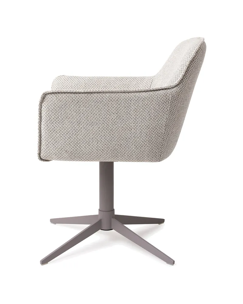 Hofu Esszimmerstuhl von Jesper Home in Checker's Charm, Quad, Grau, Ansicht 2