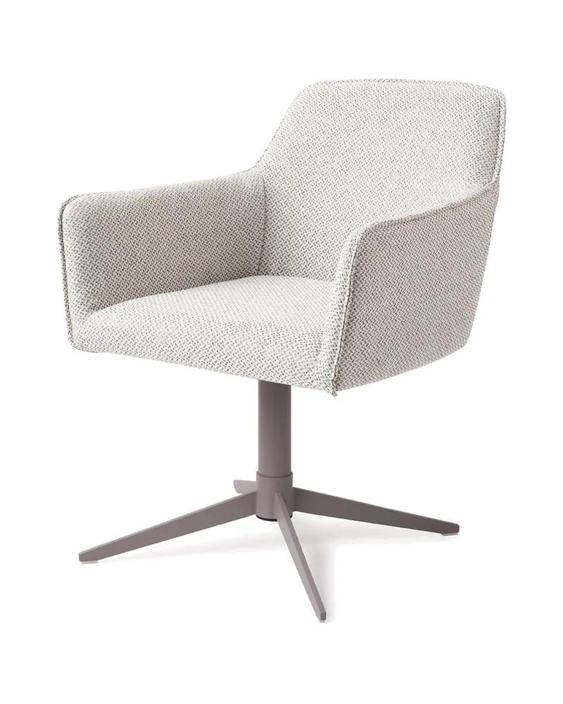 Hofu Esszimmerstuhl von Jesper Home in Checker's Charm, Quad, Grau, Ansicht 3