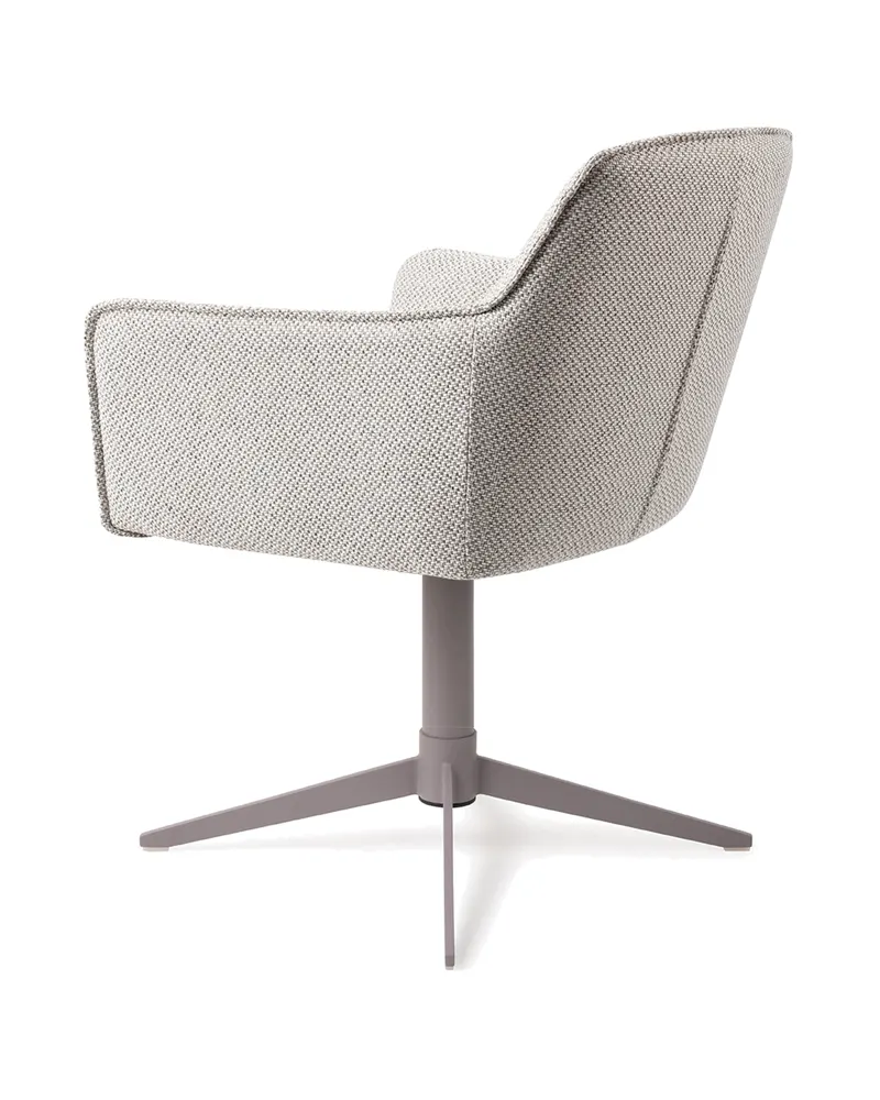 Hofu Esszimmerstuhl von Jesper Home in Checker's Charm, Quad, Grau, Ansicht 4