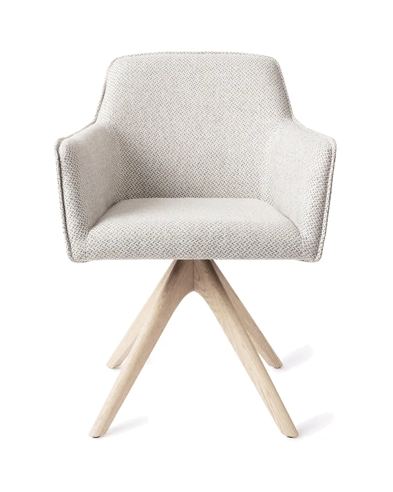 Hofu Esszimmerstuhl von Jesper Home in Checker's Charm, Revolve Oak, Gebleicht, Ansicht 1
