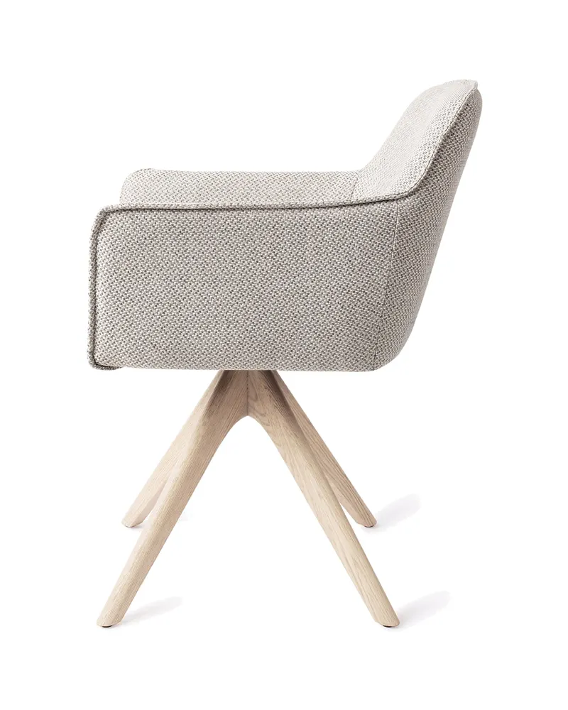 Hofu Esszimmerstuhl von Jesper Home in Checker's Charm, Revolve Oak, Gebleicht, Ansicht 2