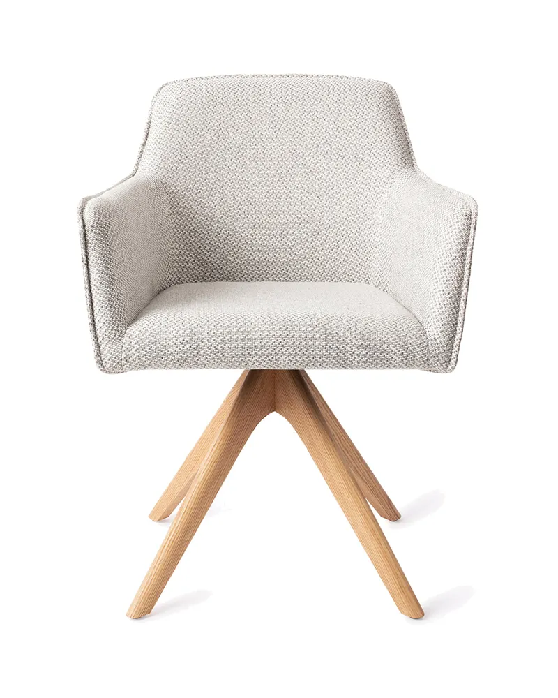 Hofu Esszimmerstuhl von Jesper Home in Checker's Charm, Revolve Oak, Natur, Ansicht 1