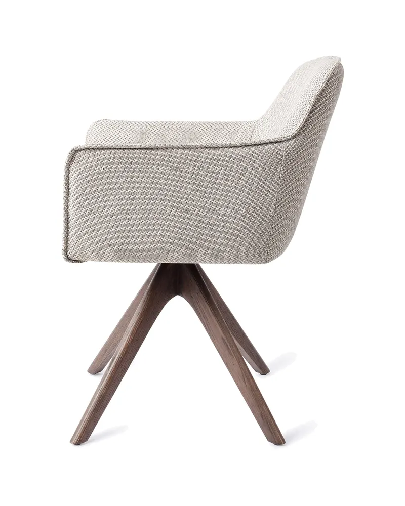 Hofu Esszimmerstuhl von Jesper Home in Checker's Charm, Revolve Oak, Walnuss, Ansicht 2