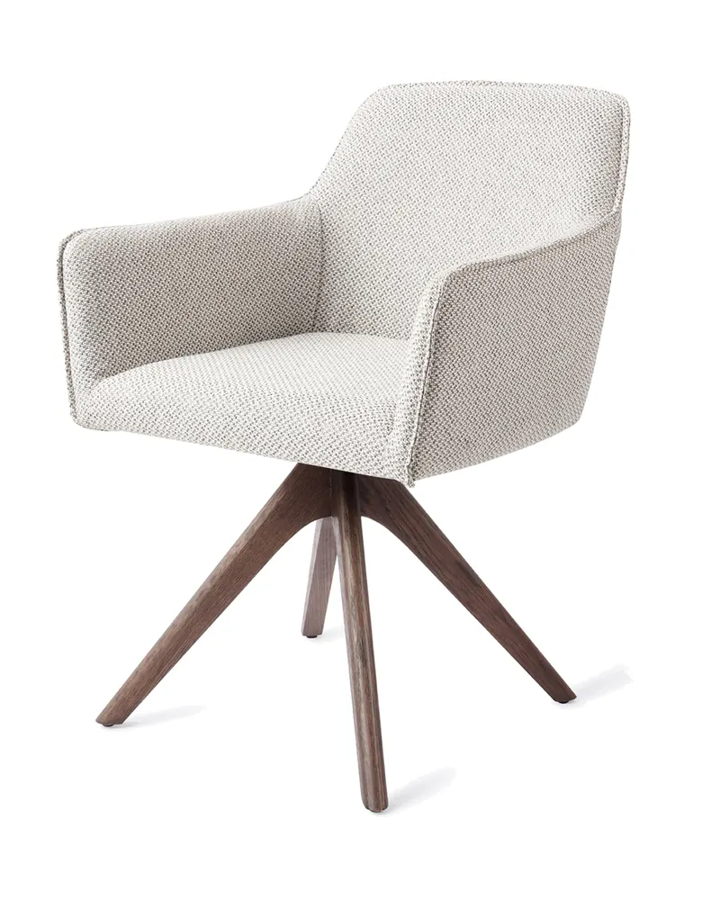 Hofu Esszimmerstuhl von Jesper Home in Checker's Charm, Revolve Oak, Walnuss, Ansicht 3