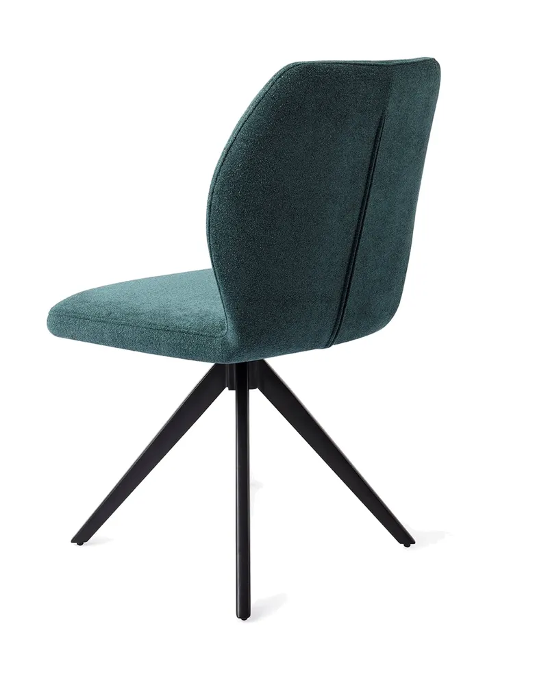 Ikata Esszimmerstuhl von Jesper Home in Merry Mermaid, Turn, Schwarz, Ansicht 4