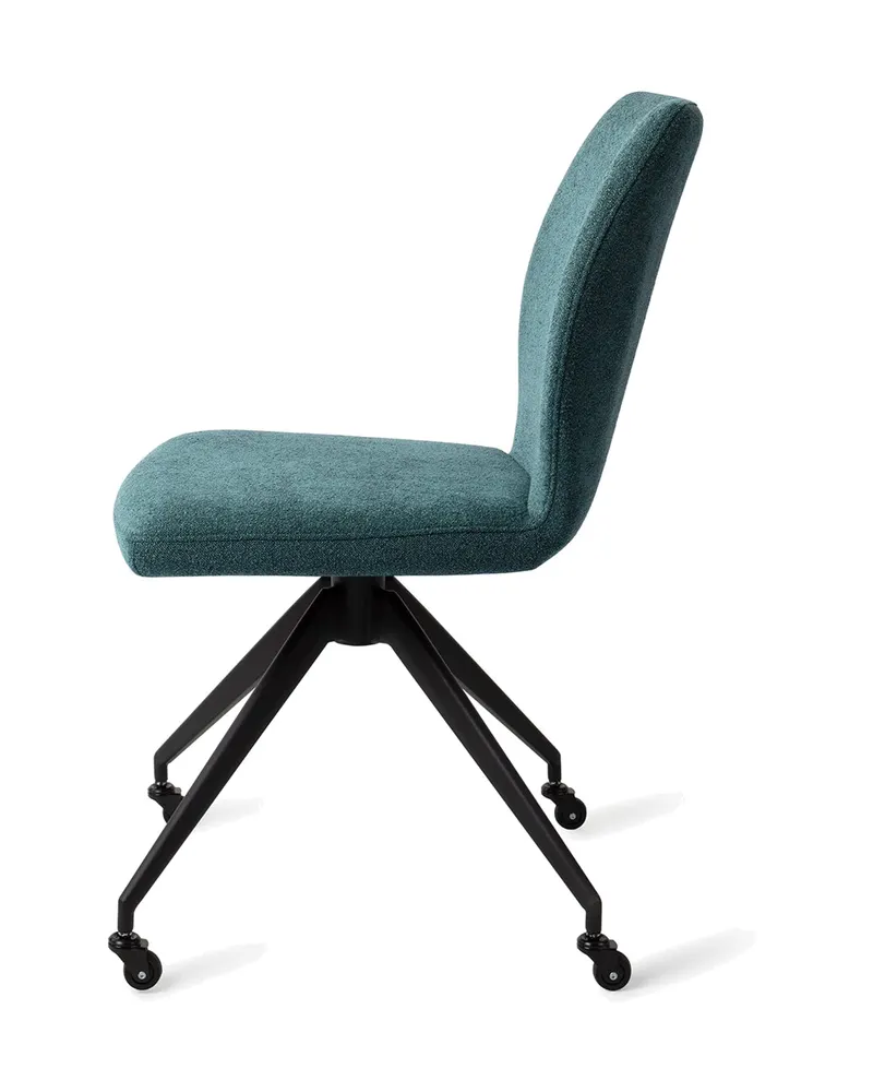 Ikata Esszimmerstuhl von Jesper Home in Merry Mermaid, Glide, Schwarz, Ansicht 2
