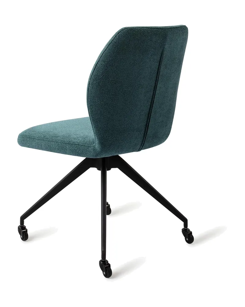 Ikata Esszimmerstuhl von Jesper Home in Merry Mermaid, Glide, Schwarz, Ansicht 4