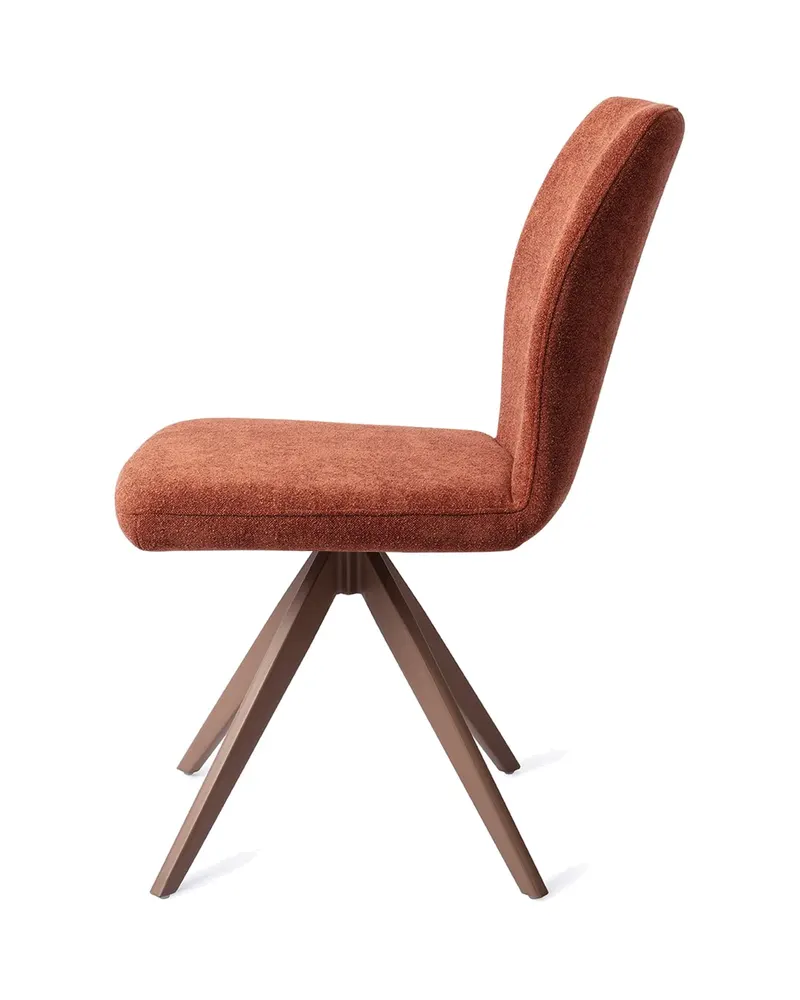 Ikata Esszimmerstuhl von Jesper Home in Cosy Copper, Turn, Braun, Ansicht 2