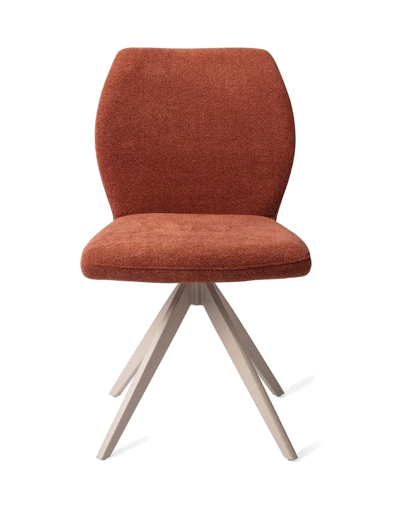 Ikata Esszimmerstuhl von Jesper Home in Cosy Copper, Turn, Beige, Ansicht 1