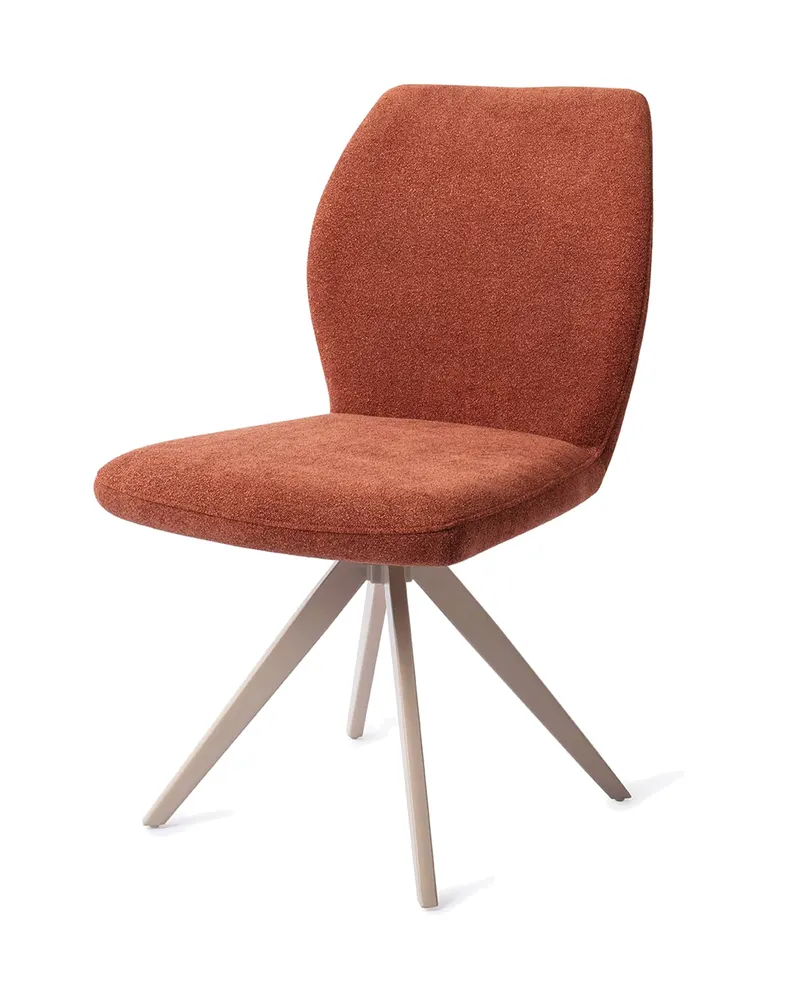 Ikata Esszimmerstuhl von Jesper Home in Cosy Copper, Turn, Beige, Ansicht 3