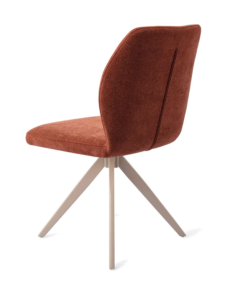 Ikata Esszimmerstuhl von Jesper Home in Cosy Copper, Turn, Beige, Ansicht 4