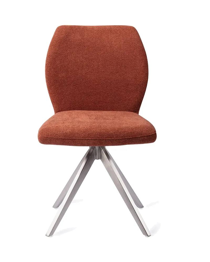 Ikata Esszimmerstuhl von Jesper Home in Cosy Copper, Turn, Edelstahl, Ansicht 1