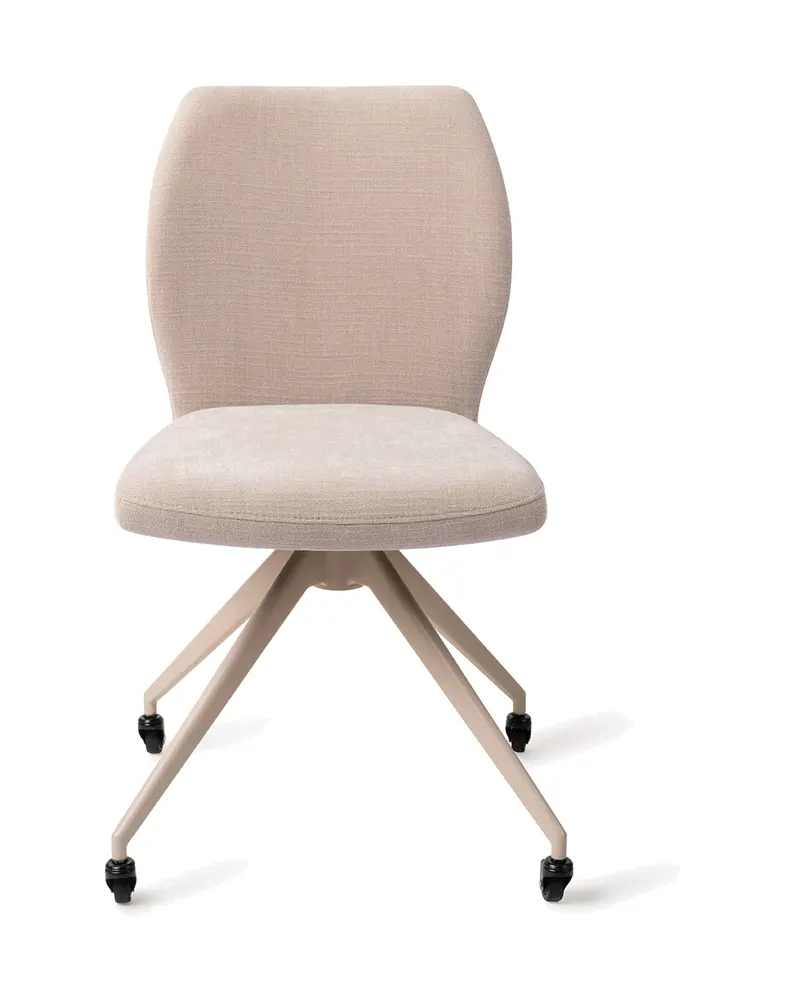 Ikata Esszimmerstuhl von Jesper Home in Sandy Beach, Glide, Beige, Ansicht 1