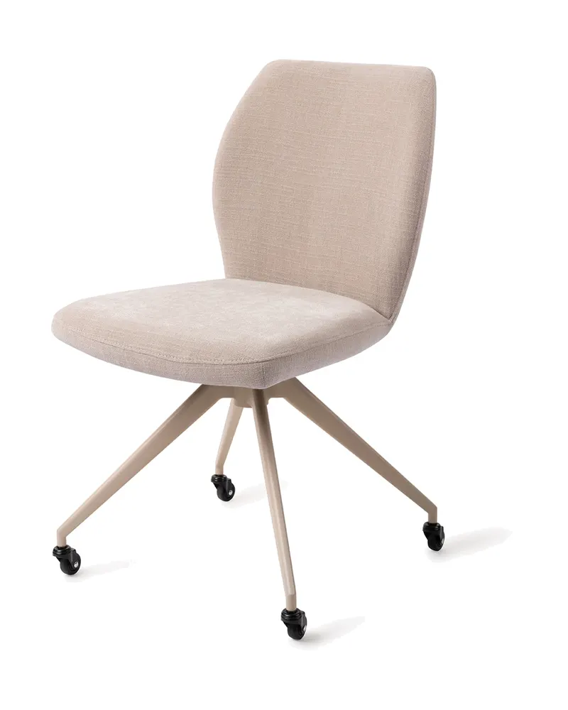Ikata Esszimmerstuhl von Jesper Home in Sandy Beach, Glide, Beige, Ansicht 3