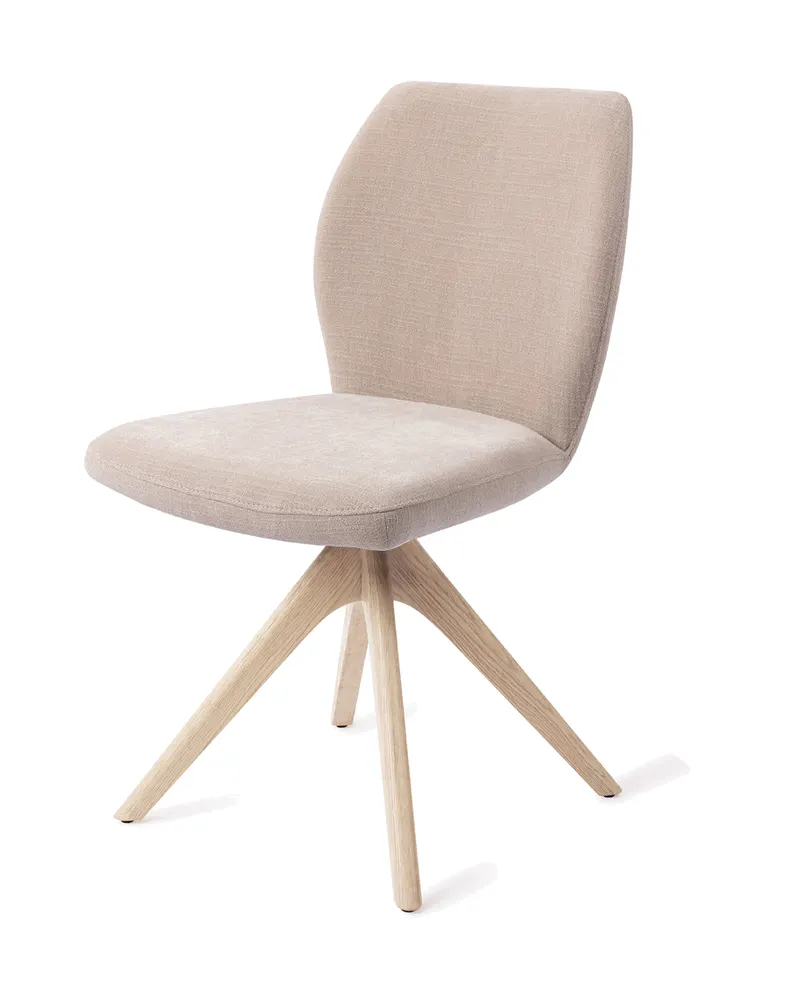 Ikata Esszimmerstuhl von Jesper Home in Sand Strand, Revolve Oak, Gebleicht, Ansicht 3