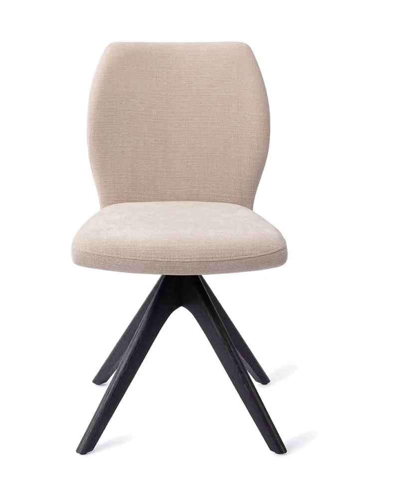 Ikata Esszimmerstuhl von Jesper Home in Sandy Beach, Revolve Oak, Schwarz, Ansicht 1