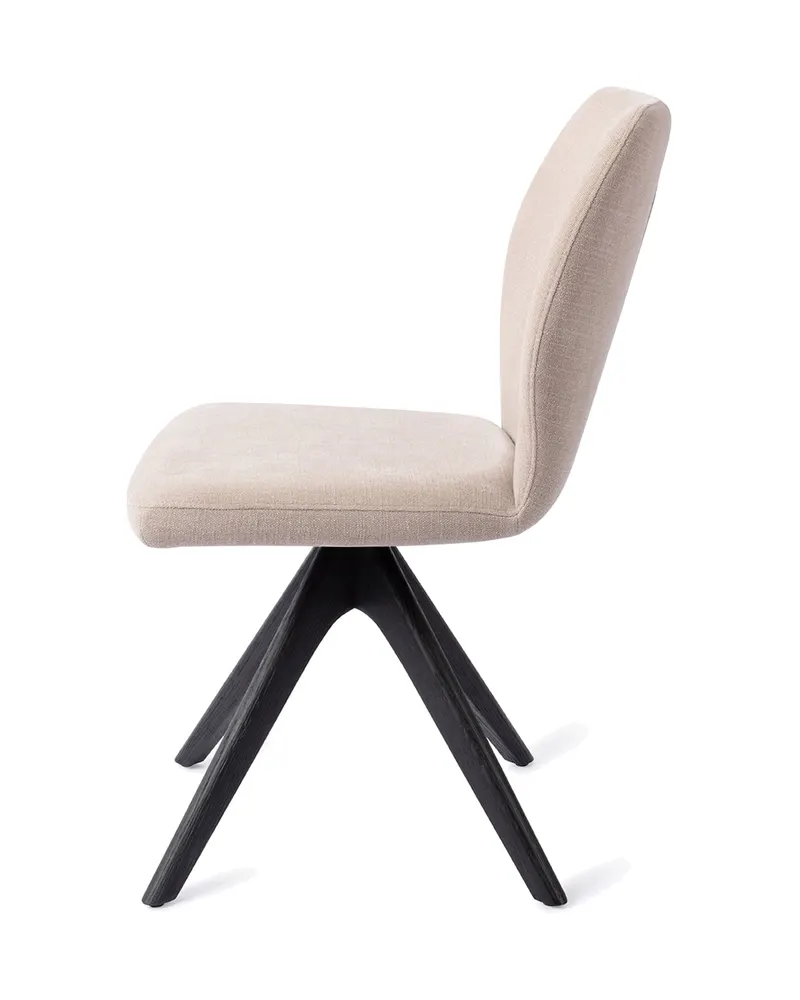 Ikata Esszimmerstuhl von Jesper Home in Sandy Beach, Revolve Oak, Schwarz, Ansicht 2