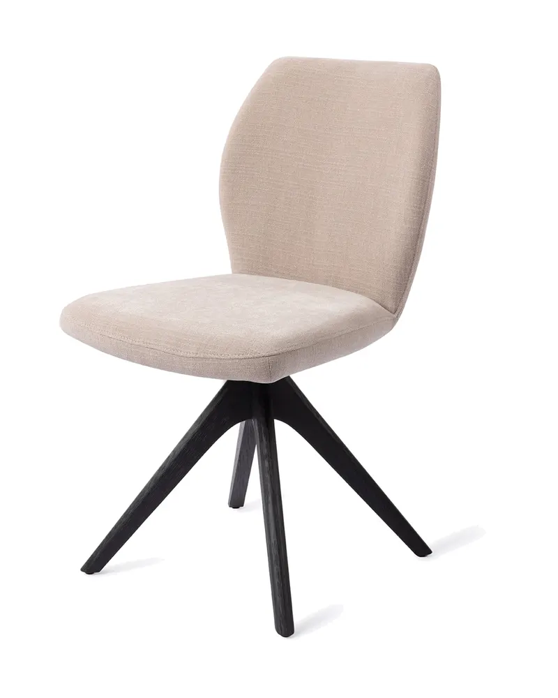 Ikata Esszimmerstuhl von Jesper Home in Sandy Beach, Revolve Oak, Schwarz, Ansicht 3