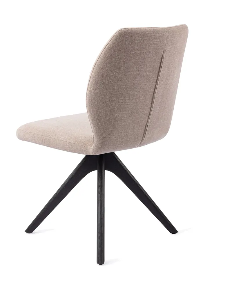 Ikata Esszimmerstuhl von Jesper Home in Sandy Beach, Revolve Oak, Schwarz, Ansicht 4
