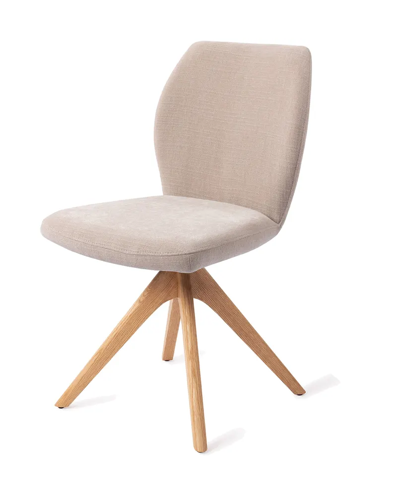 Ikata Esszimmerstuhl von Jesper Home in Sand Strand, Revolve Oak, Natur, Ansicht 3