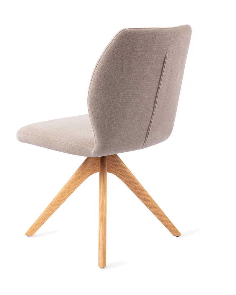 Ikata Esszimmerstuhl von Jesper Home in Sand Strand, Revolve Oak, Natur, Ansicht 4