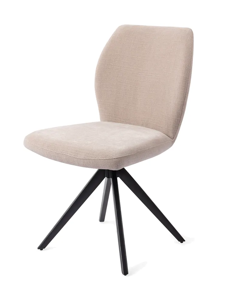 Ikata Esszimmerstuhl von Jesper Home in Sand Strand, Turn, Schwarz, Ansicht 4