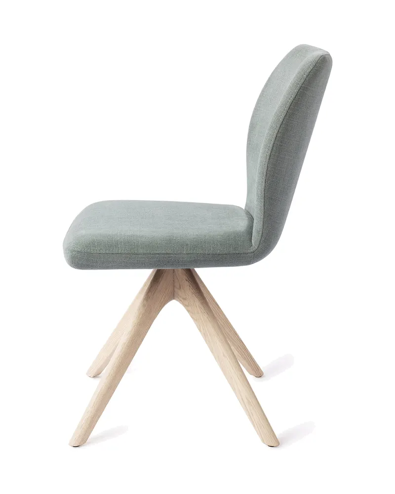 Ikata Esszimmerstuhl von Jesper Home in Breezy Blue, Revolve Oak, Gebleicht, Ansicht 2