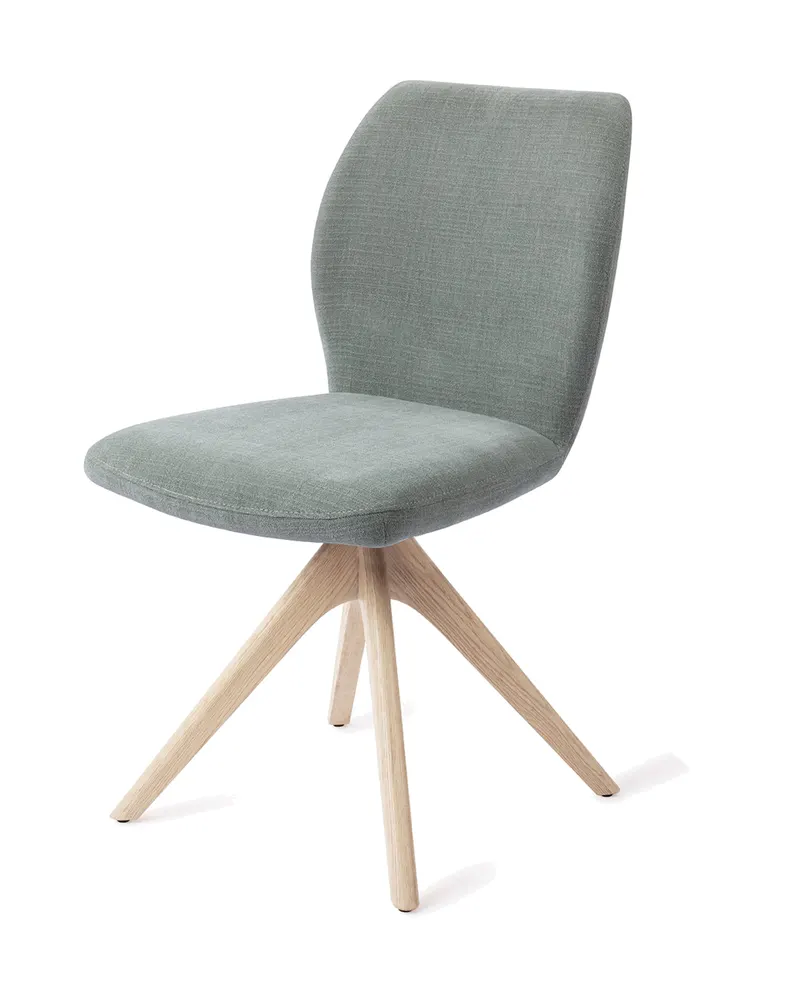 Ikata Esszimmerstuhl von Jesper Home in Breezy Blue, Revolve Oak, Gebleicht, Ansicht 3