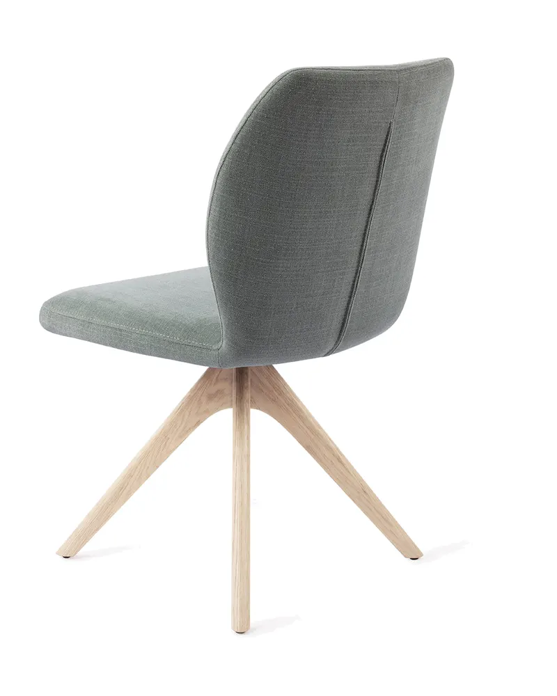 Ikata Esszimmerstuhl von Jesper Home in Breezy Blue, Revolve Oak, Gebleicht, Ansicht 4