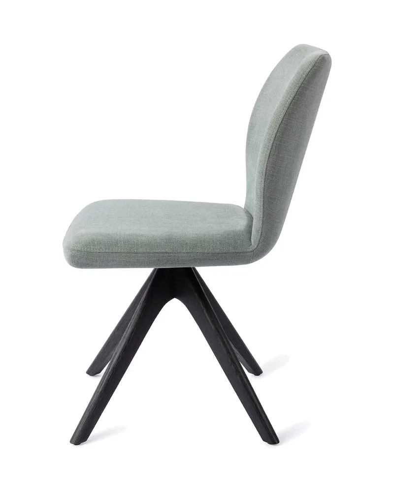 Ikata Esszimmerstuhl von Jesper Home in Breezy Blue, Revolve Oak, Schwarz, Ansicht 2