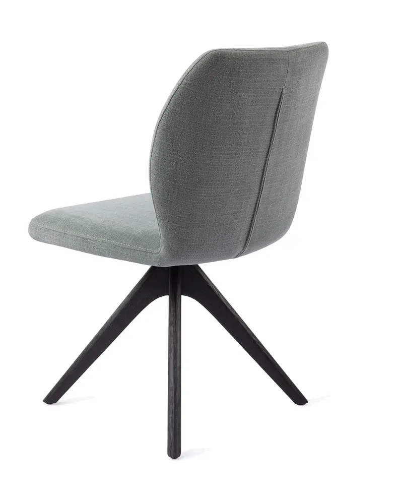 Ikata Esszimmerstuhl von Jesper Home in Breezy Blue, Revolve Oak, Schwarz, Ansicht 4